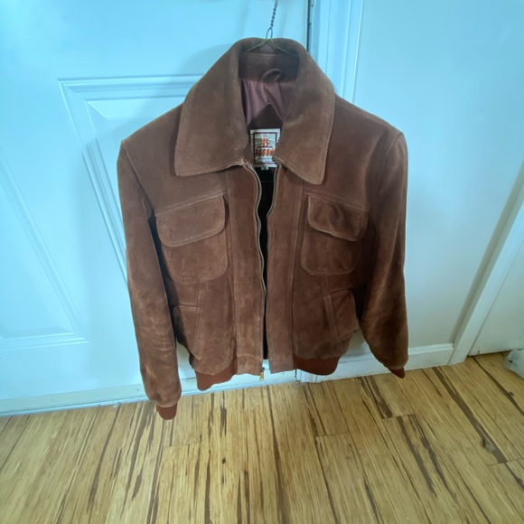 Baracuta Rough out suede leather jacket size 38 - Picture 3 of 3